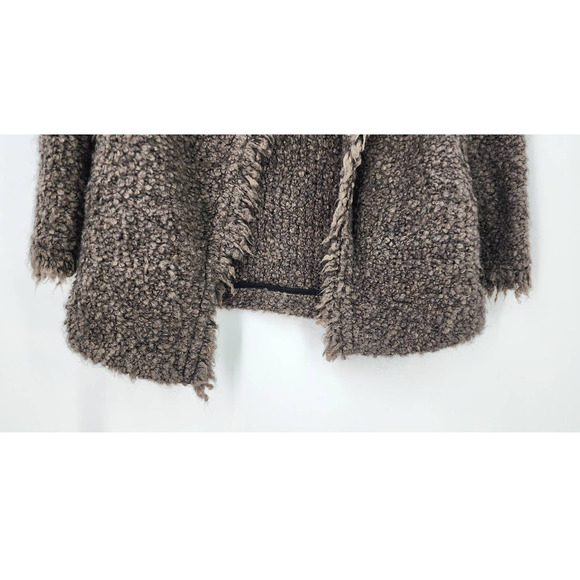 IRO Campbell Open-front Bouclé Cardigan Wool Mohair Blend Size 40 Large - Picture 8 of 15